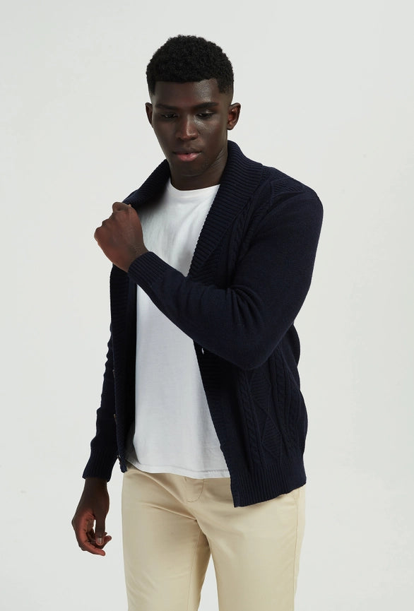 Heritage Cardigan In Black