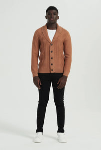 Heritage Cardigan In Brown